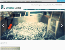 Tablet Screenshot of diversifiedlimited.com